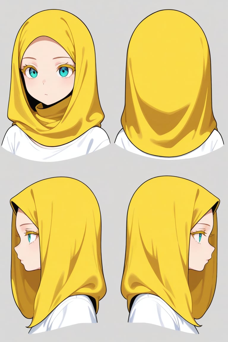 Hijab,  portrait,  reference sheet by 幽鬼処刑人２年目 on Tensor.Art