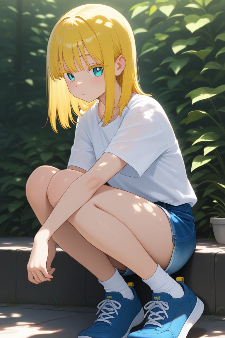 Dappled Sunlight,  1girl,  medium hair by 幽鬼処刑人２年目 on Tensor.Art