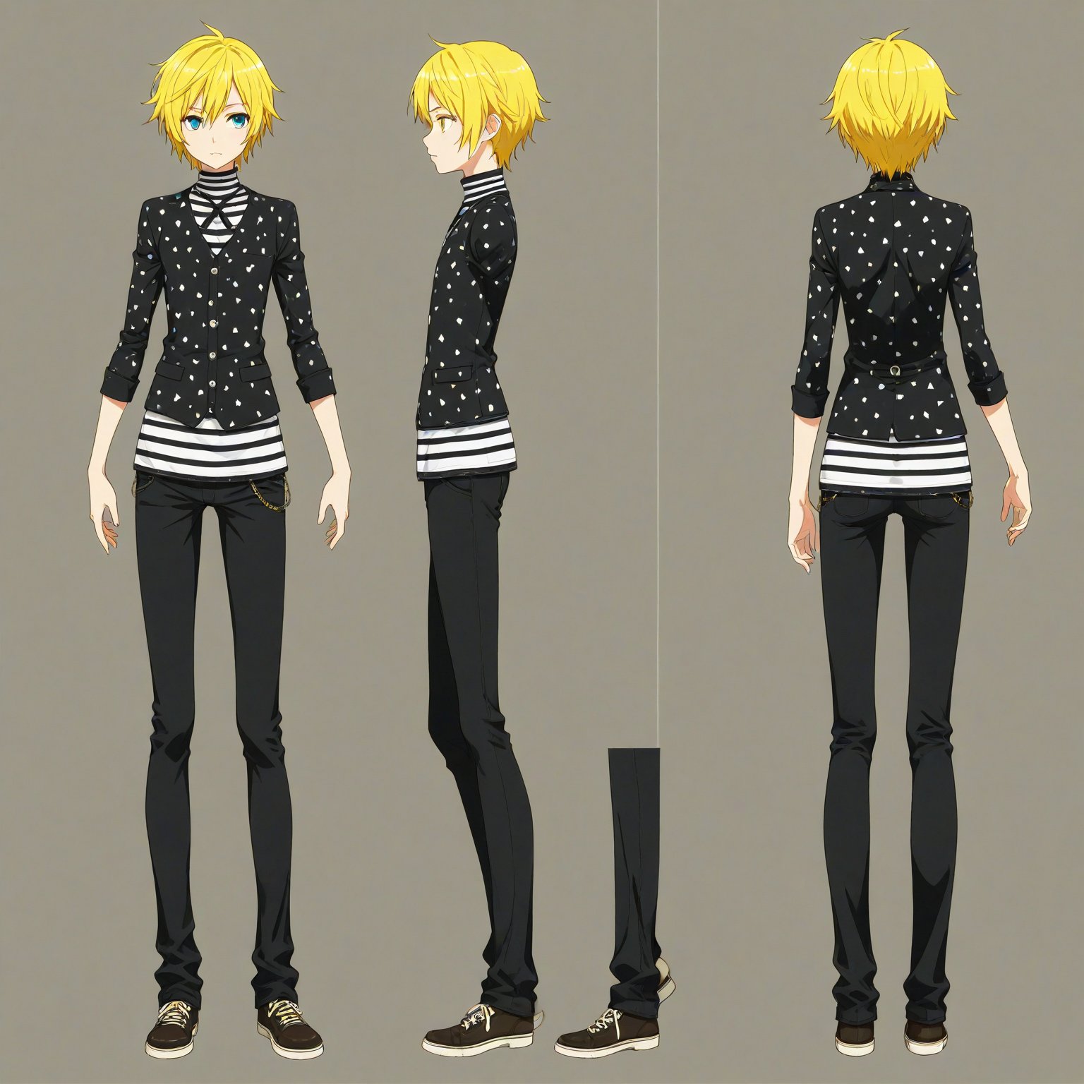 2010-2019 fashion,  turnaround,  simple background by 幽鬼処刑人２年目 on Tensor.Art