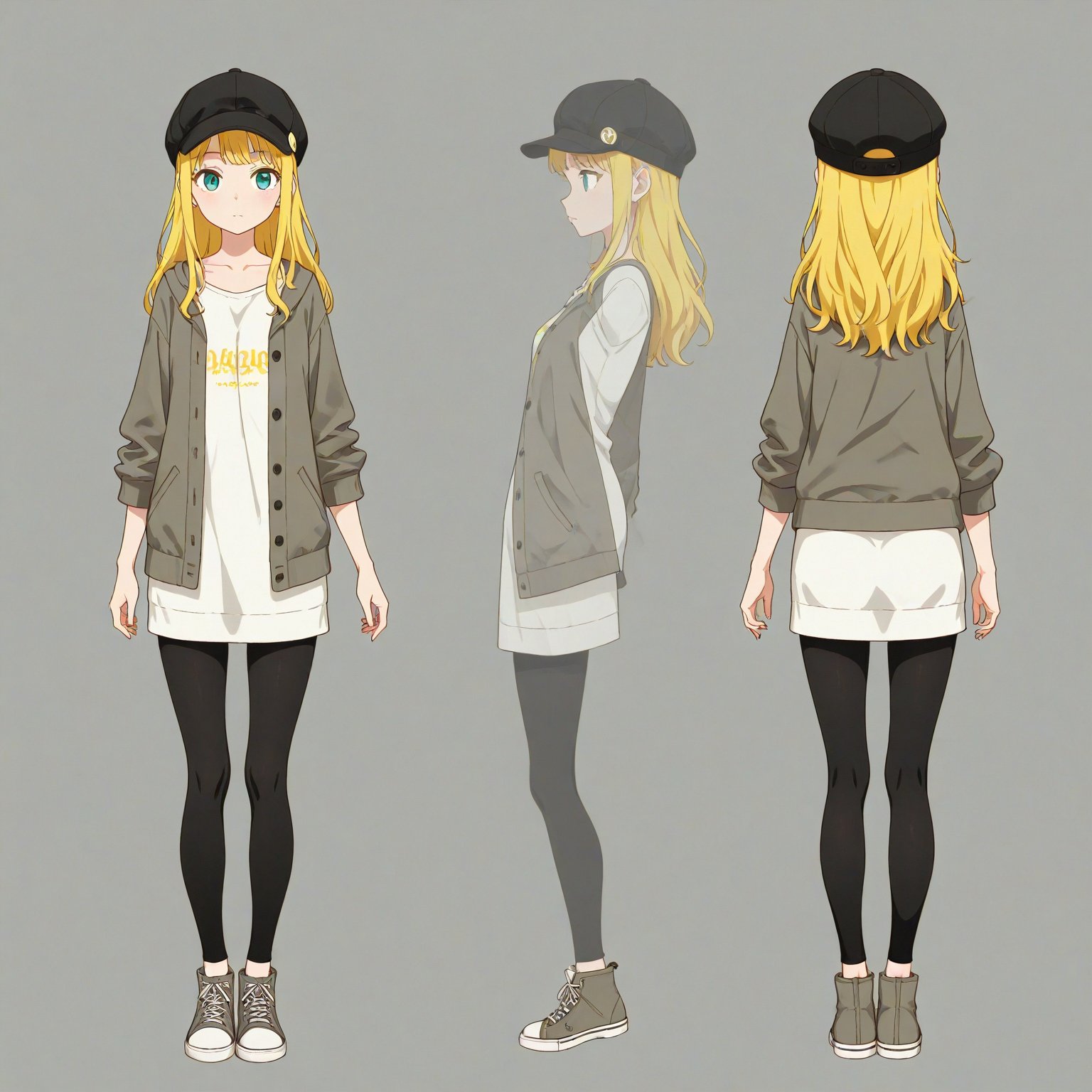 Casual,  Headwear,  turnaround by 幽鬼処刑人２年目 on Tensor.Art