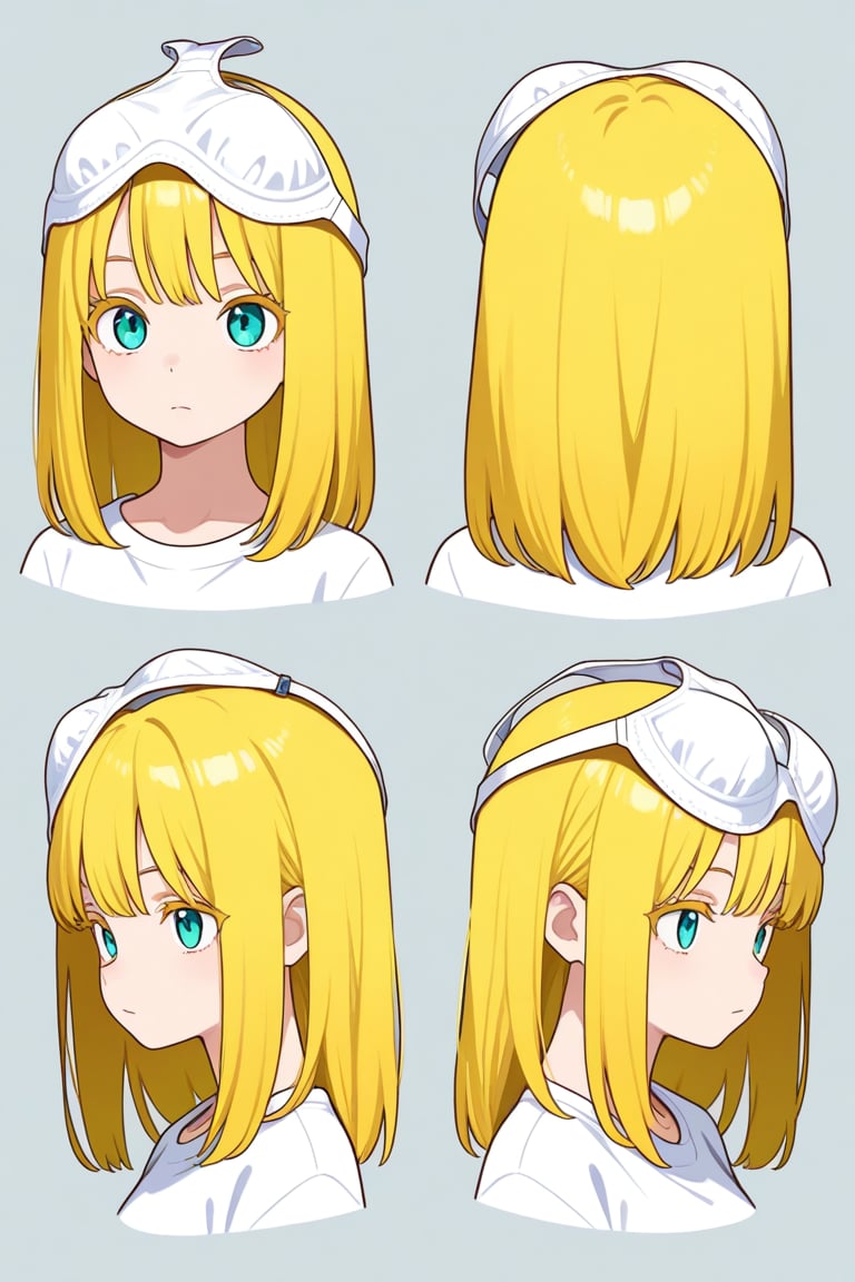 Bra on head,  portrait,  reference sheet by 幽鬼処刑人２年目 on Tensor.Art