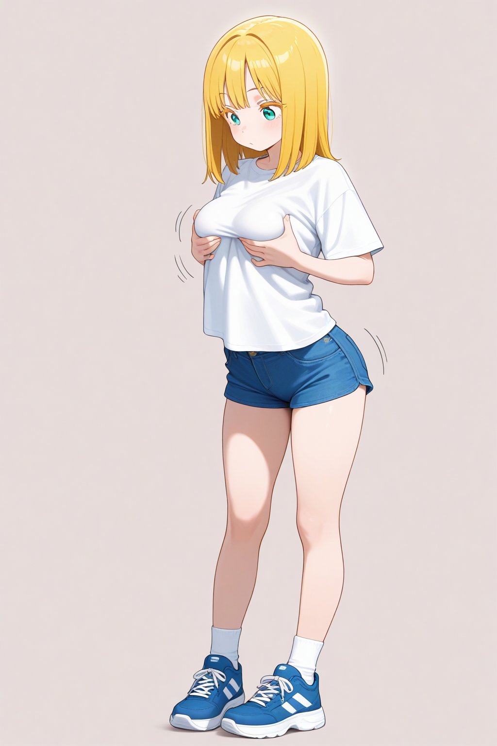 Groping motion,  Solo,  1girl by 幽鬼処刑人２年目 on Tensor.Art