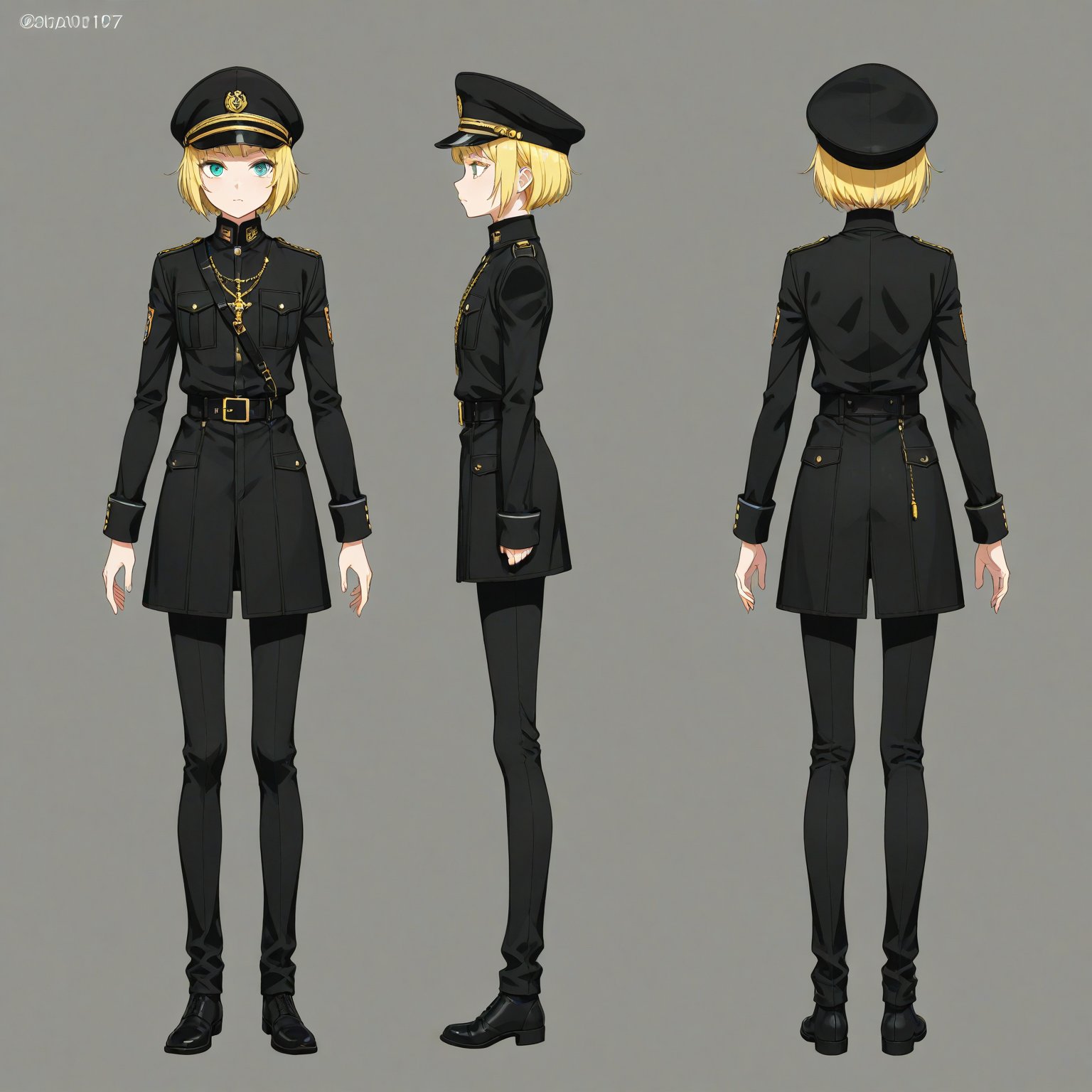 1970-1979 fashion,  Headwear,  turnaround by 幽鬼処刑人２年目 on Tensor.Art