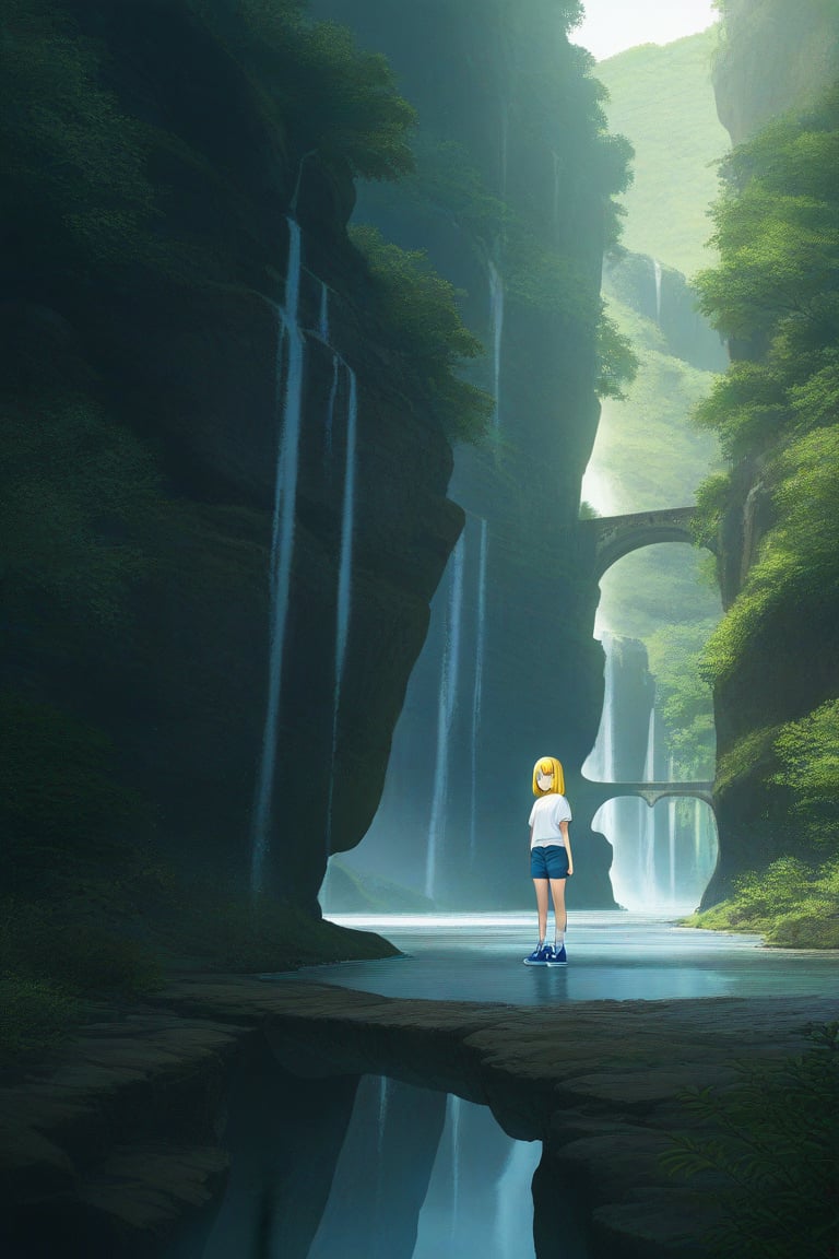 (((((Scenery))))),  wide shot,  1girl by 幽鬼処刑人２年目 on Tensor.Art