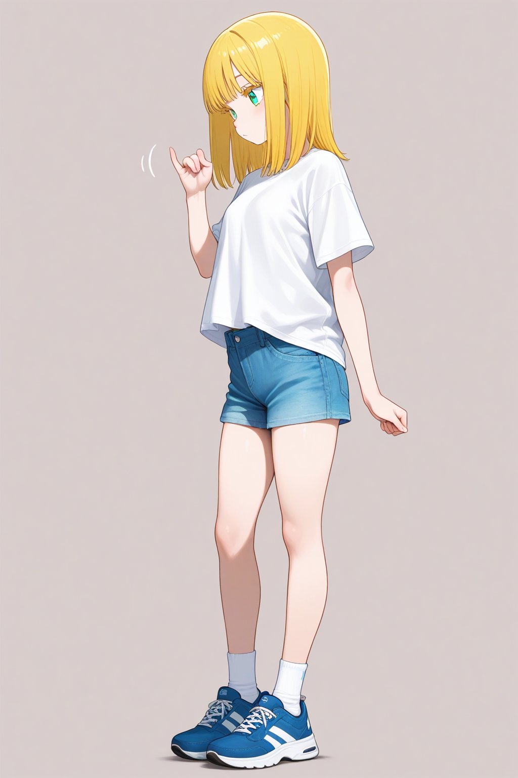 Pinky swear,  1girl,  medium hair by 幽鬼処刑人２年目 on Tensor.Art