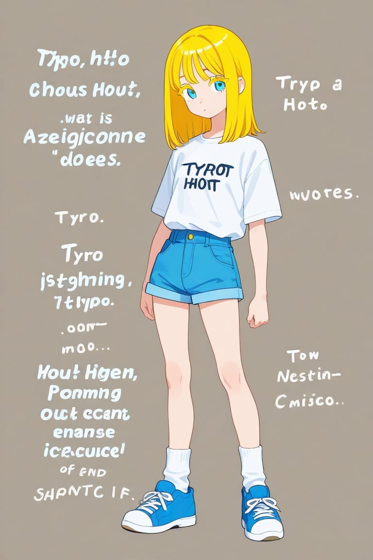 (((((Typo))))),  1girl,  medium hair by 幽鬼処刑人２年目 on Tensor.Art