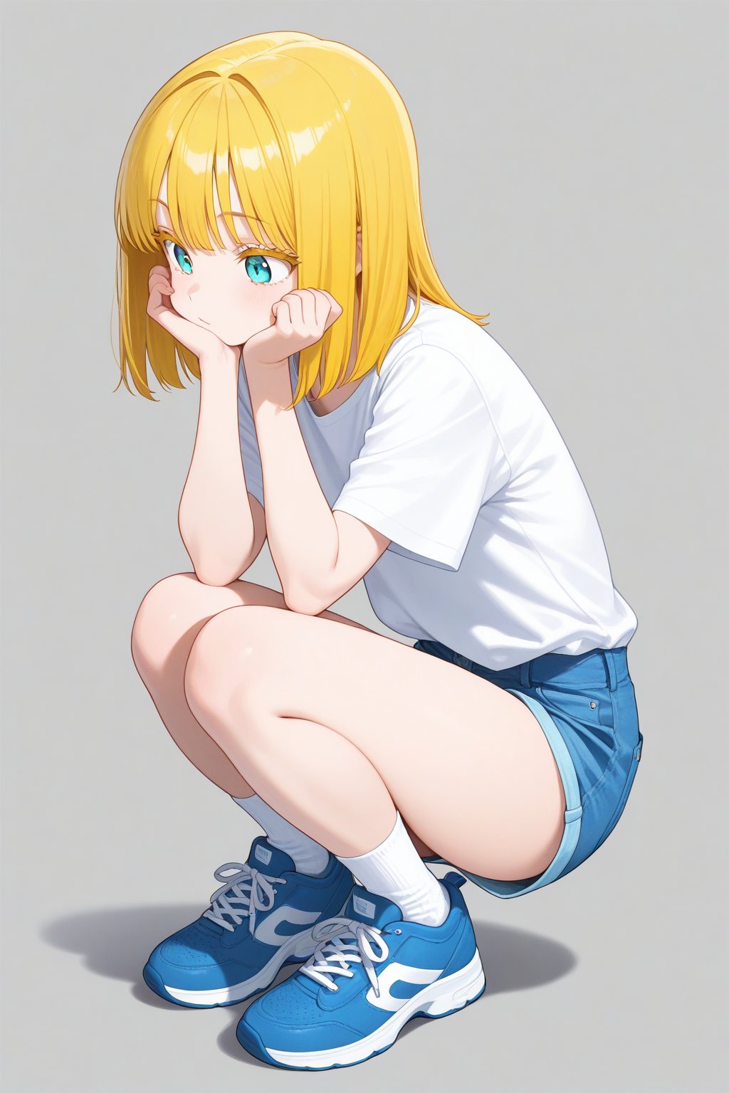 Head rest,  1girl,  medium hair by 幽鬼処刑人２年目 on Tensor.Art