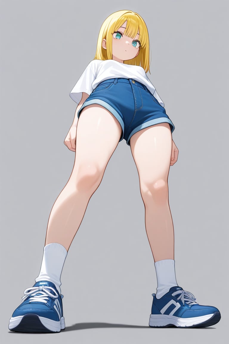 From below,  1girl,  medium hair by 幽鬼処刑人２年目 on Tensor.Art