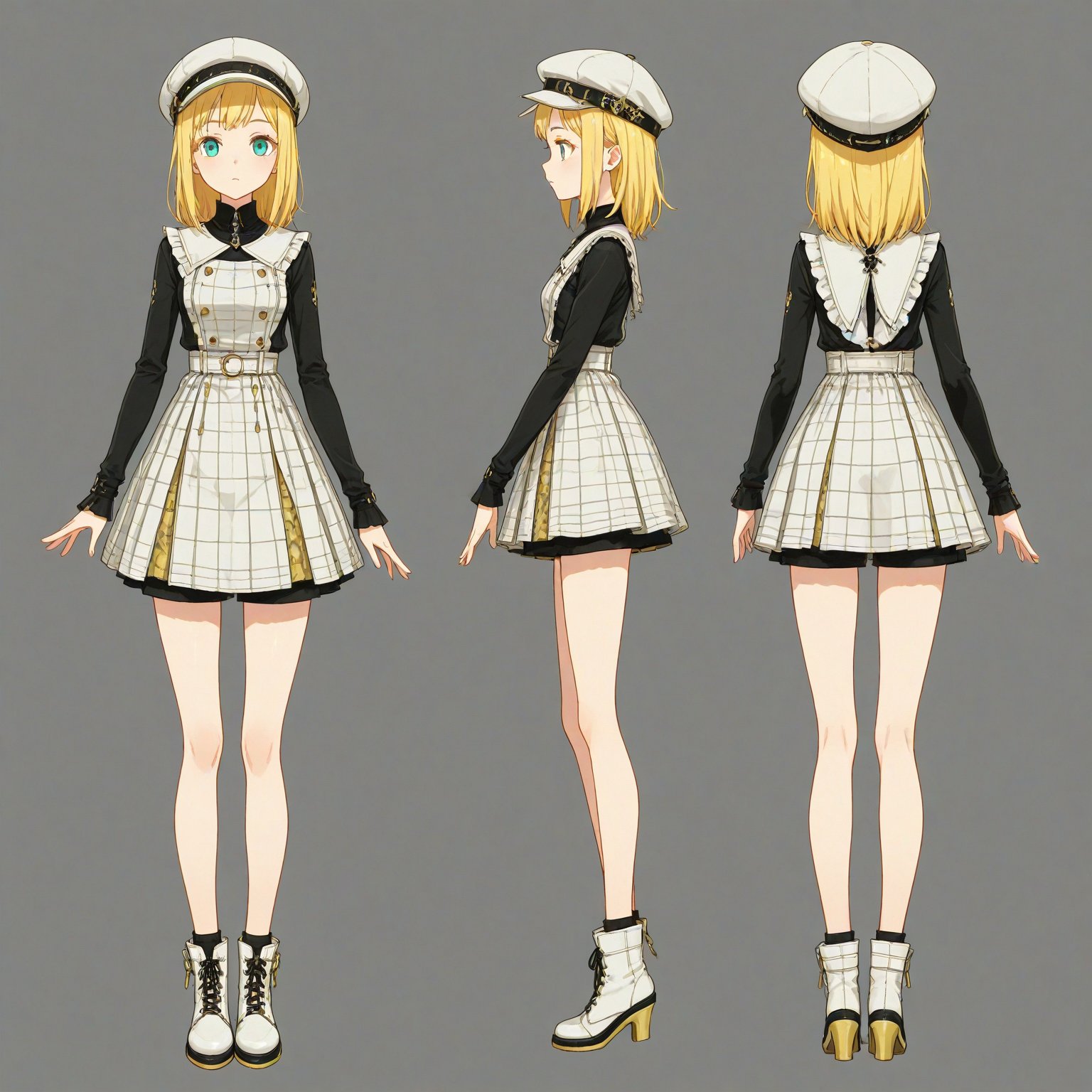 2000-2009 fashion,  Headwear,  turnaround by 幽鬼処刑人２年目 on Tensor.Art