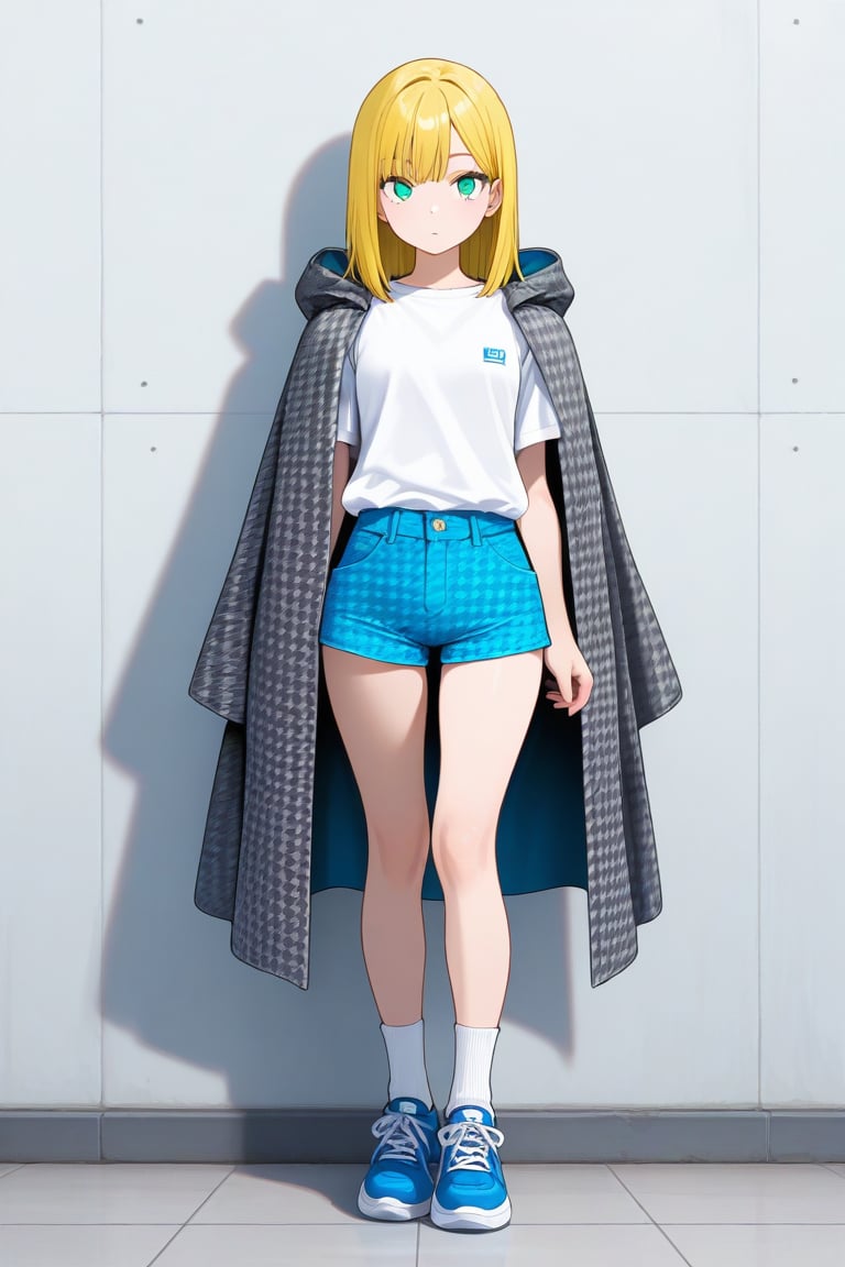 Houndstooth,  Cloak,  1girl by 幽鬼処刑人２年目 on Tensor.Art