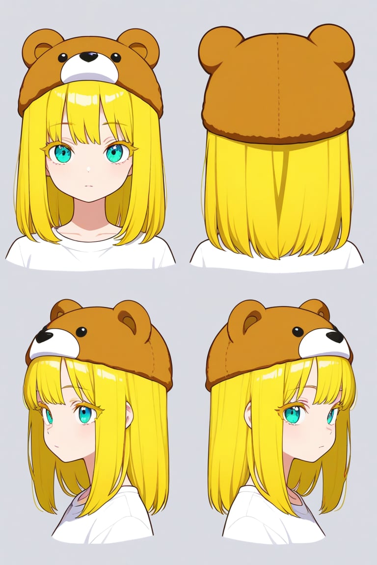 Bear hat,  portrait,  reference sheet by 幽鬼処刑人２年目 on Tensor.Art