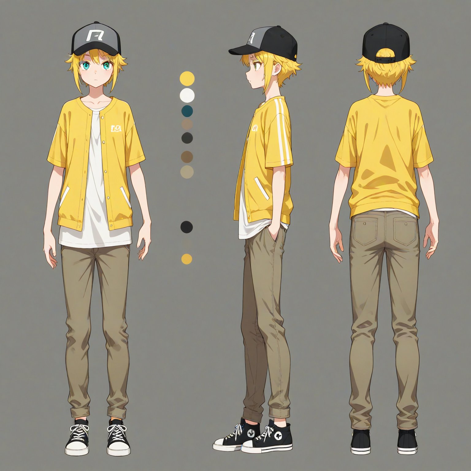Casual,  Headwear,  turnaround by 幽鬼処刑人２年目 on Tensor.Art