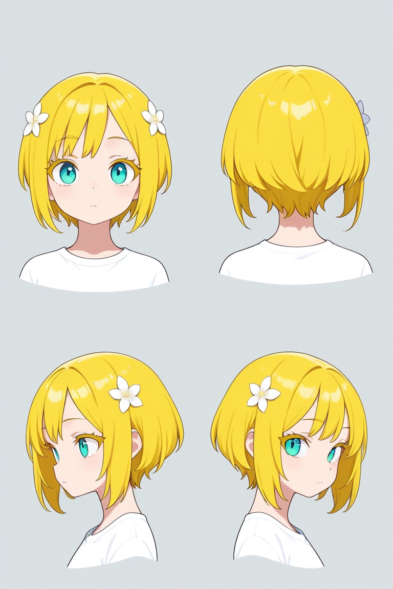 Hair flower,  portrait,  reference sheet by 幽鬼処刑人２年目 on Tensor.Art