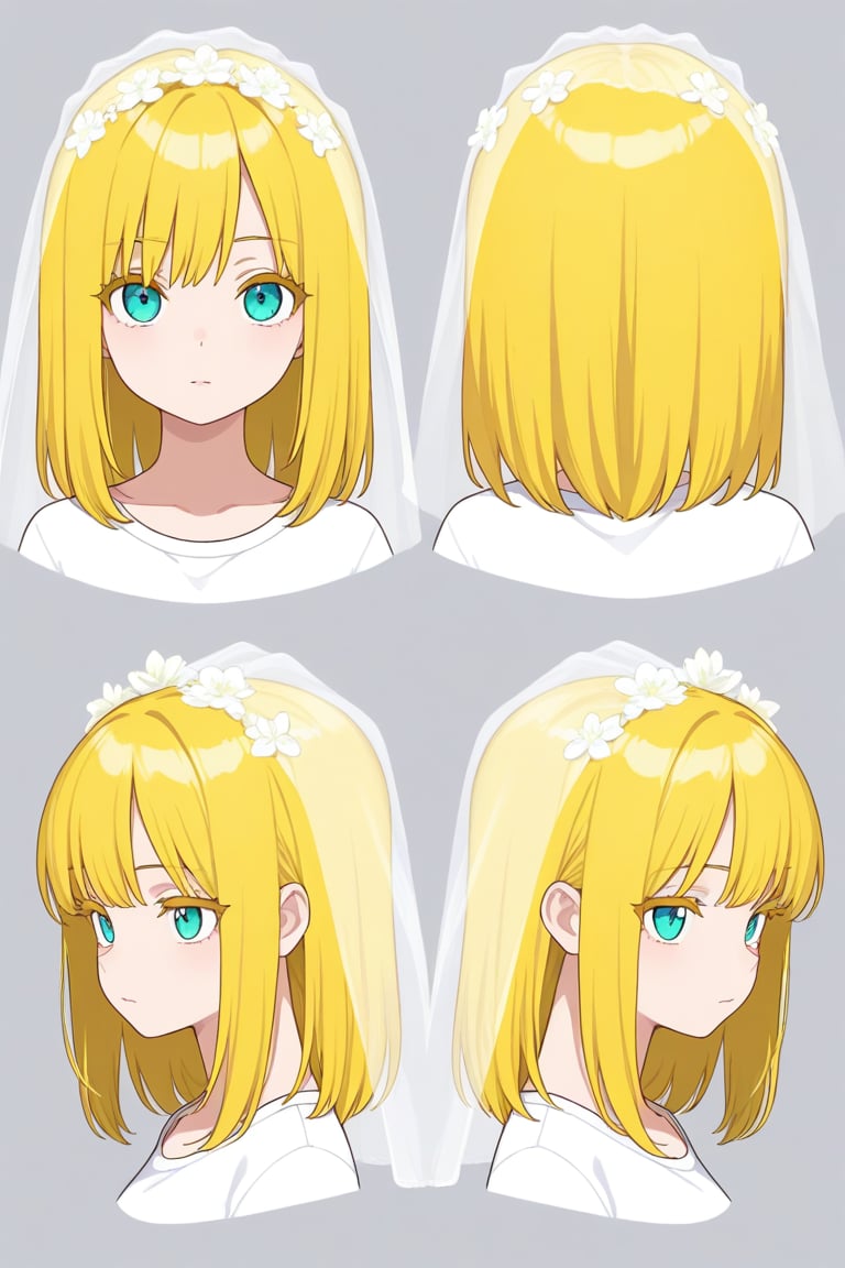 Bridal veil,  portrait,  reference sheet by 幽鬼処刑人２年目 on Tensor.Art