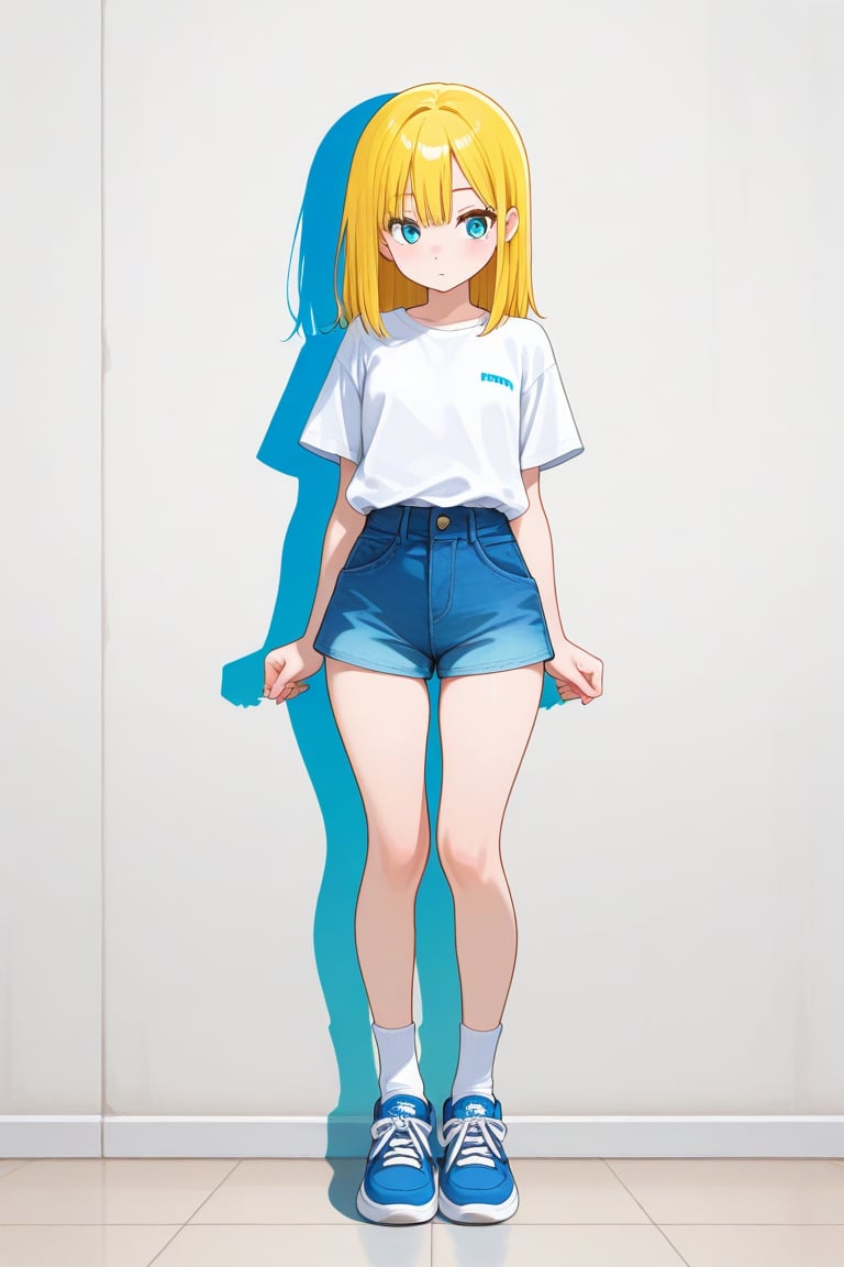 Drop shadow,  1girl,  medium hair by 幽鬼処刑人２年目 on Tensor.Art