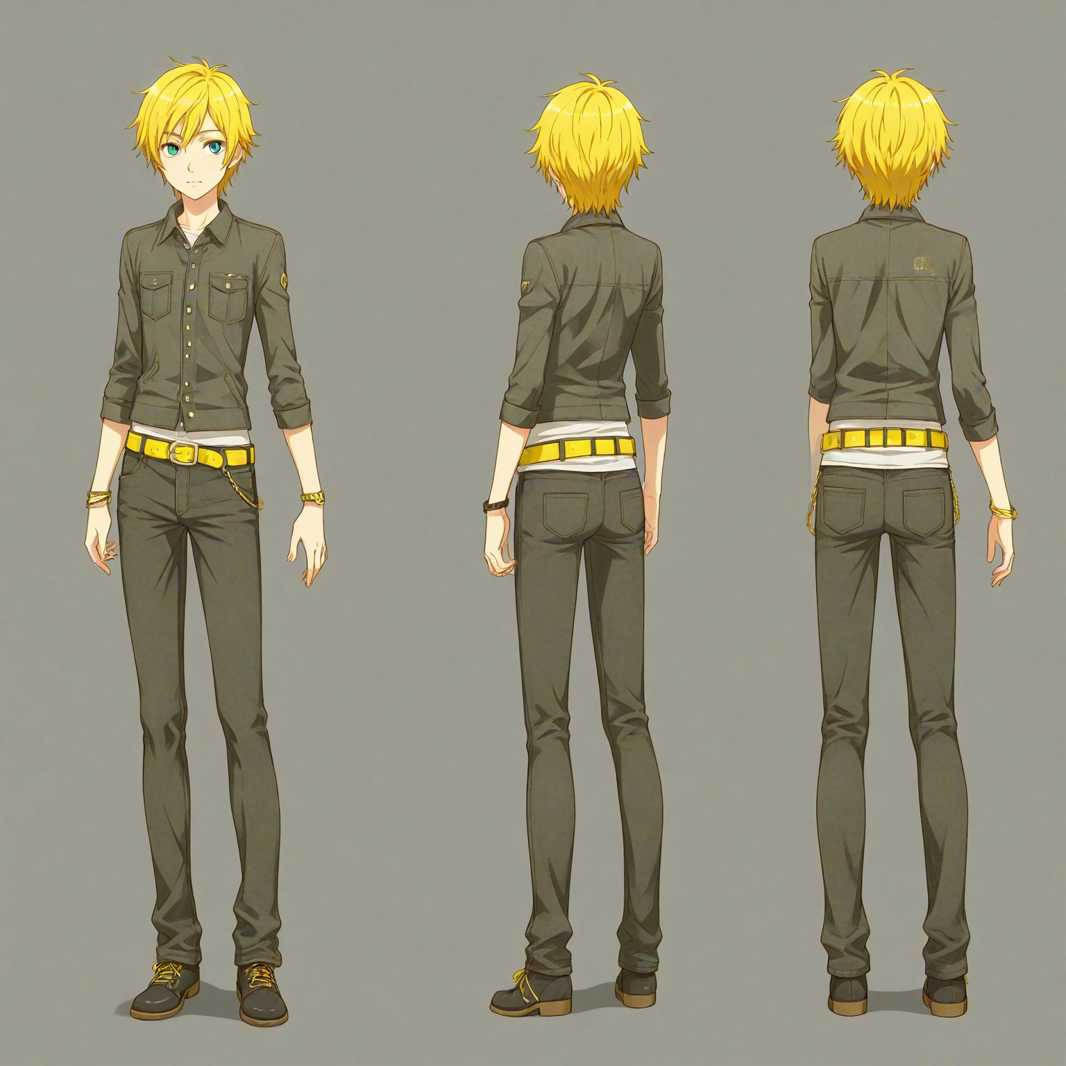 2010-2019 fashion,  turnaround,  simple background by 幽鬼処刑人２年目 on Tensor.Art