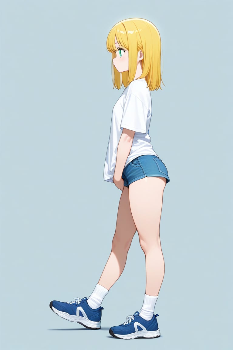 From side,  1girl,  medium hair by 幽鬼処刑人２年目 on Tensor.Art