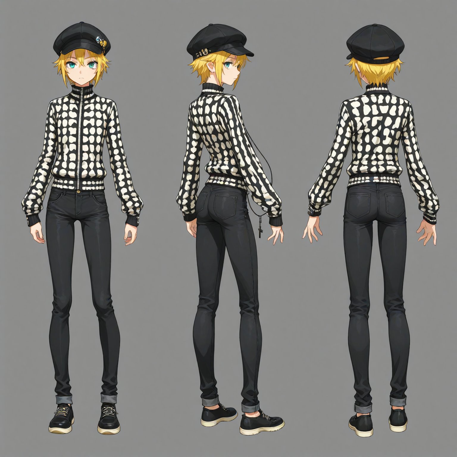 2000-2009 fashion,  Headwear,  turnaround by 幽鬼処刑人２年目 on Tensor.Art
