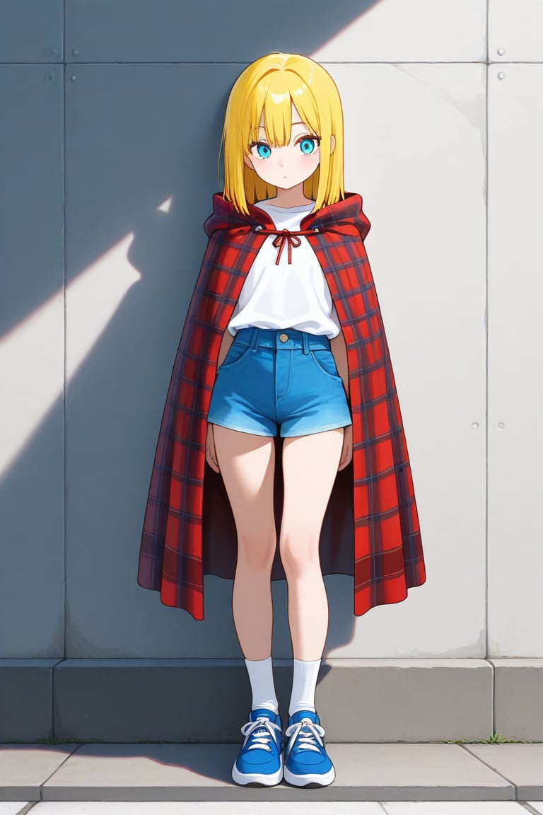 Plaid,  Cloak,  1girl by 幽鬼処刑人２年目 on Tensor.Art