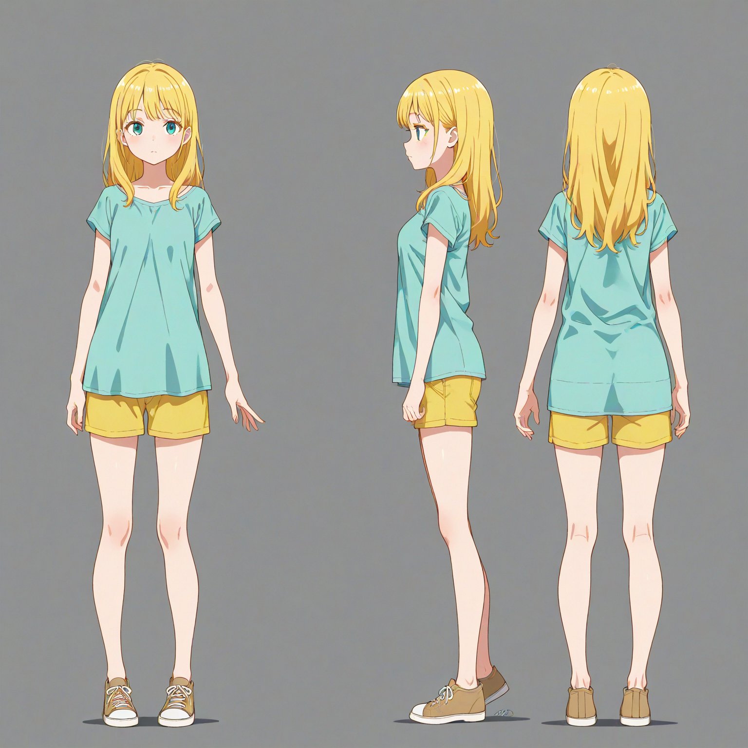 Casual,  turnaround,  simple background by 幽鬼処刑人２年目 on Tensor.Art