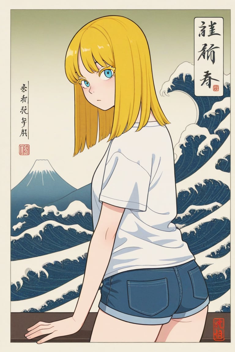 Ukiyo-e,  1girl,  medium hair by 幽鬼処刑人２年目 on Tensor.Art