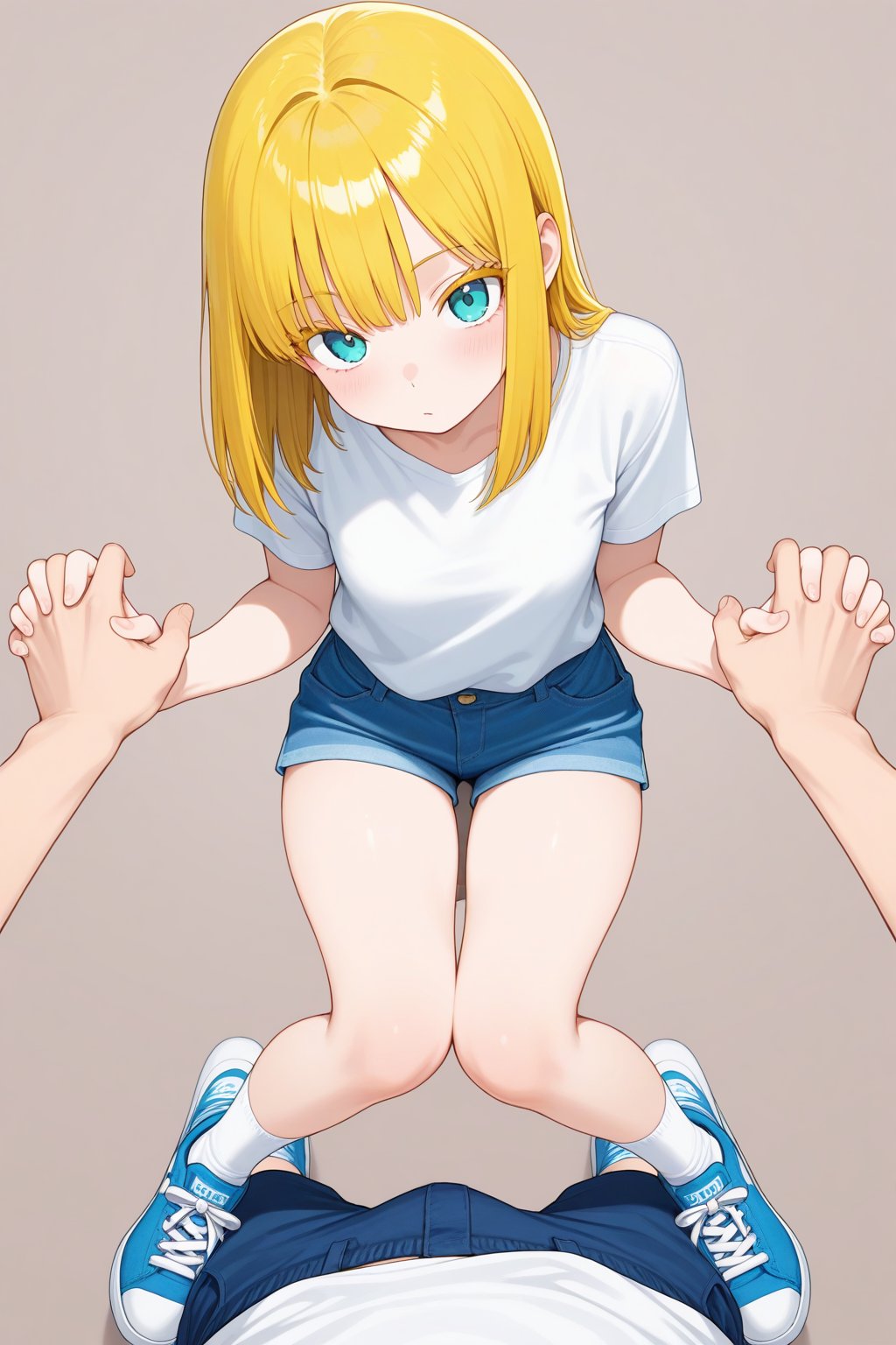 Interlocked fingers,  Pov,  1girl by 幽鬼処刑人２年目 on Tensor.Art