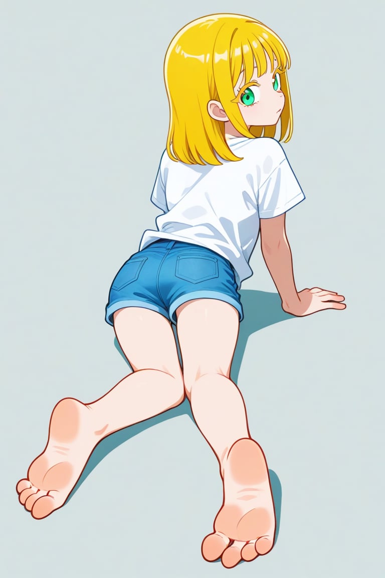 (((((Bad feet))))),  1girl,  medium hair by 幽鬼処刑人２年目 on Tensor.Art
