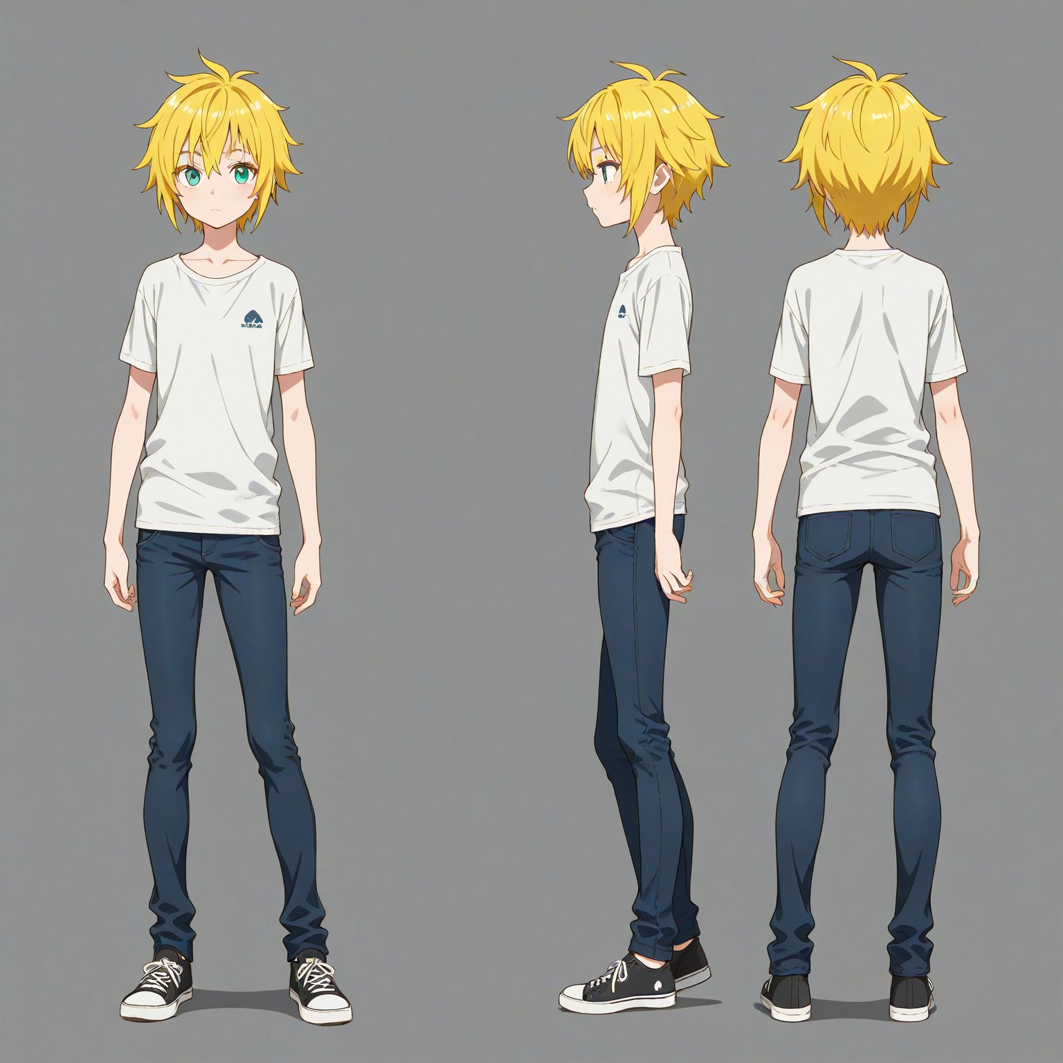 Casual,  turnaround,  simple background by 幽鬼処刑人２年目 on Tensor.Art
