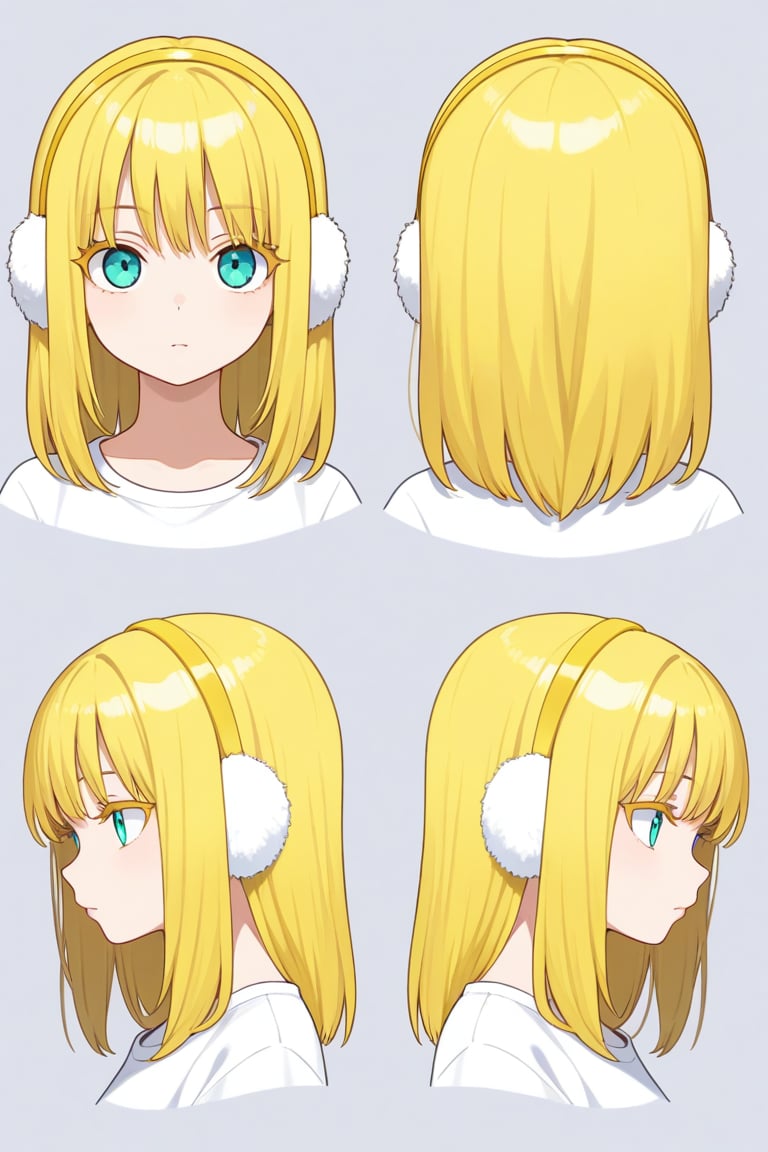 Earmuffs,  portrait,  reference sheet by 幽鬼処刑人２年目 on Tensor.Art