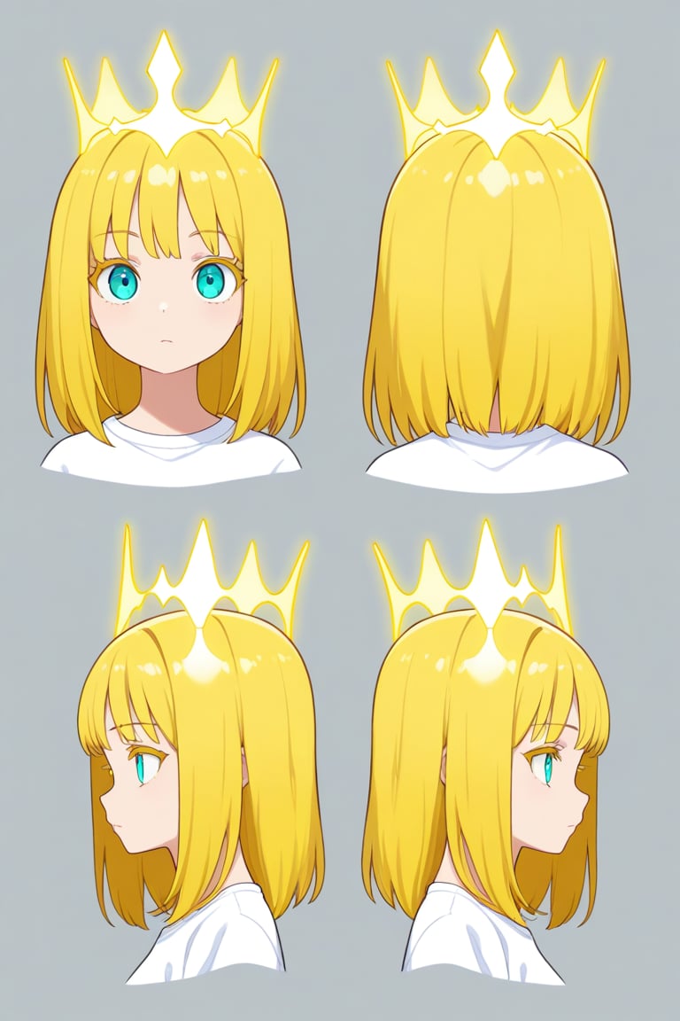 Glowing crown,  portrait,  reference sheet by 幽鬼処刑人２年目 on Tensor.Art