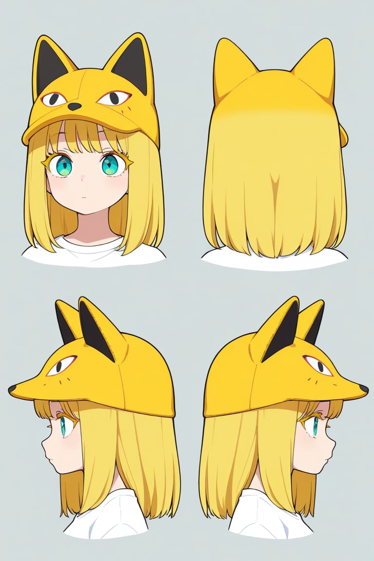 Fox hat,  portrait,  reference sheet by 幽鬼処刑人２年目 on Tensor.Art