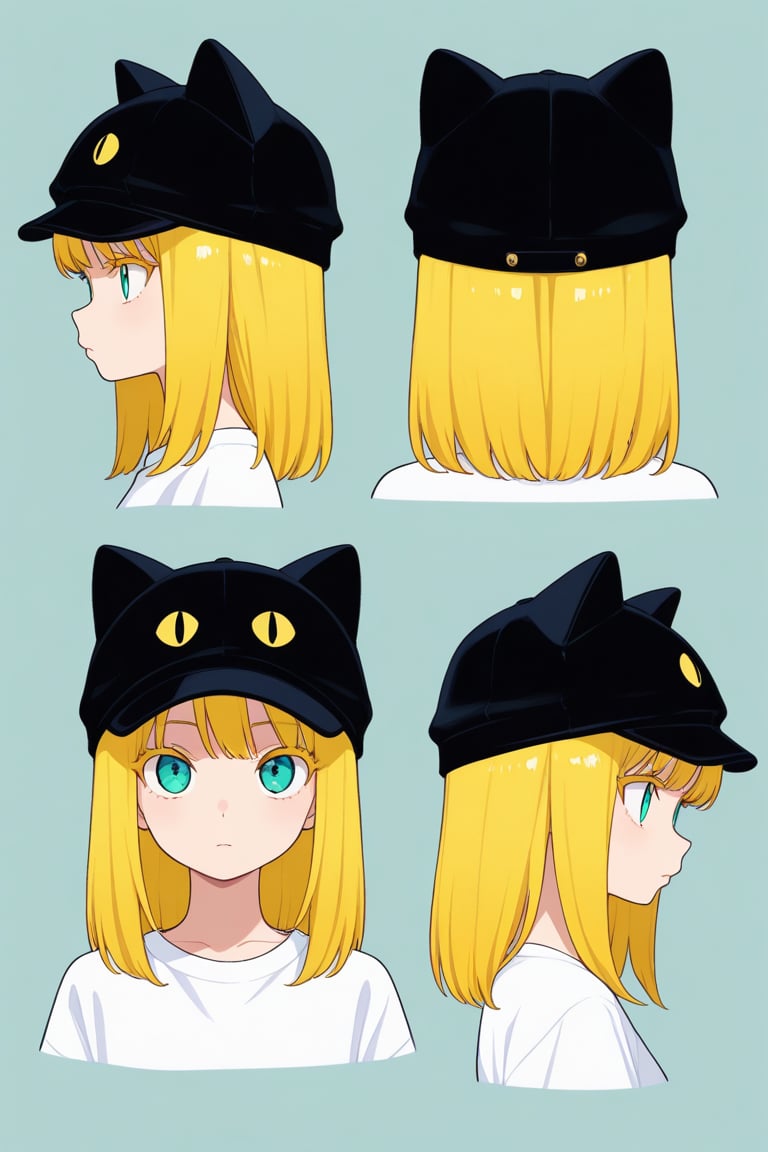 Cat hat,  portrait,  reference sheet by 幽鬼処刑人２年目 on Tensor.Art