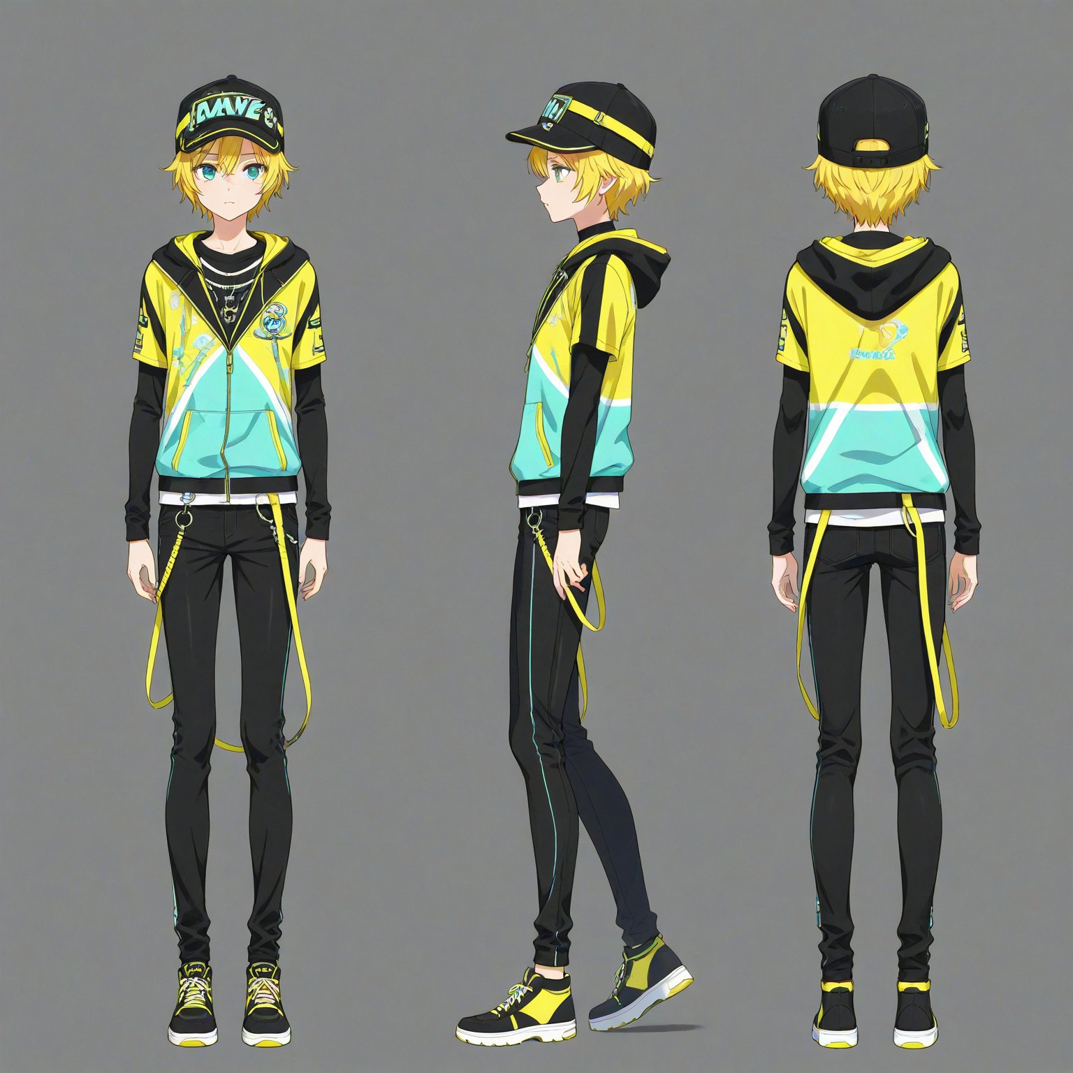 Rave party fashion,  Headwear,  turnaround by 幽鬼処刑人２年目 on Tensor.Art
