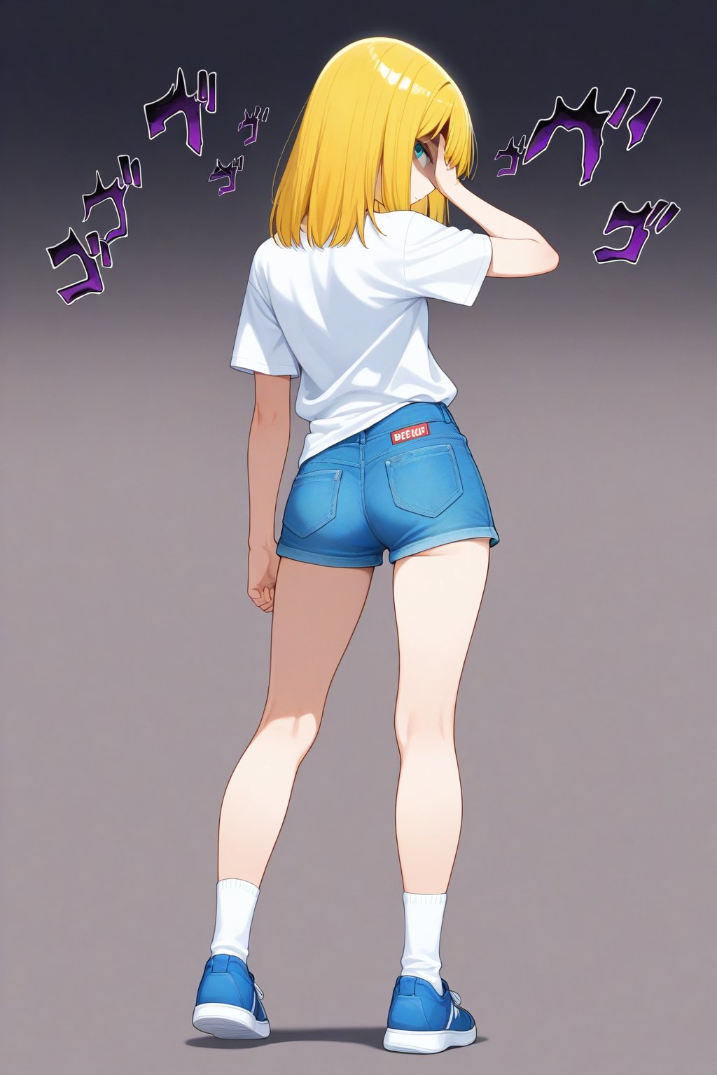 Facepalm,  Head tilt,  Sideways glance by 幽鬼処刑人２年目 on Tensor.Art