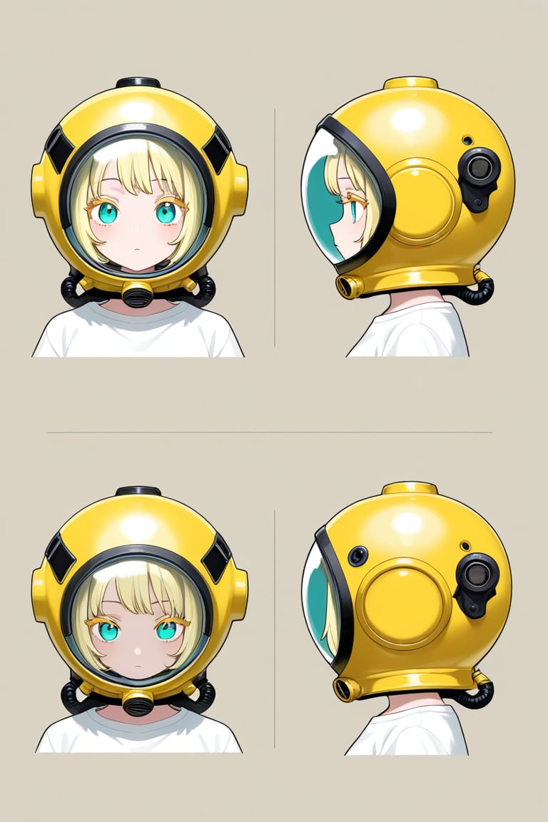 Diving helmet,  portrait,  reference sheet by 幽鬼処刑人２年目 on Tensor.Art