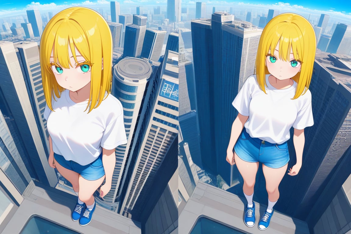 Panorama,  Skyscraper,  1girl by 幽鬼処刑人２年目 on Tensor.Art