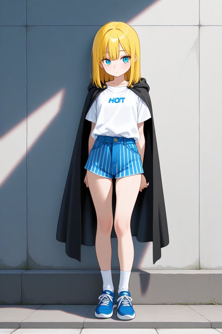 Striped,  Cloak,  1girl by 幽鬼処刑人２年目 on Tensor.Art