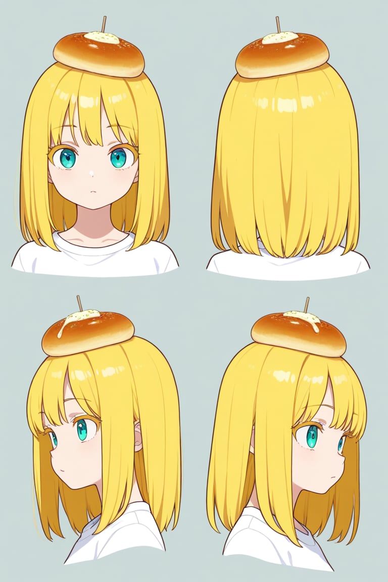 Food on head,  portrait,  reference sheet by 幽鬼処刑人２年目 on Tensor.Art