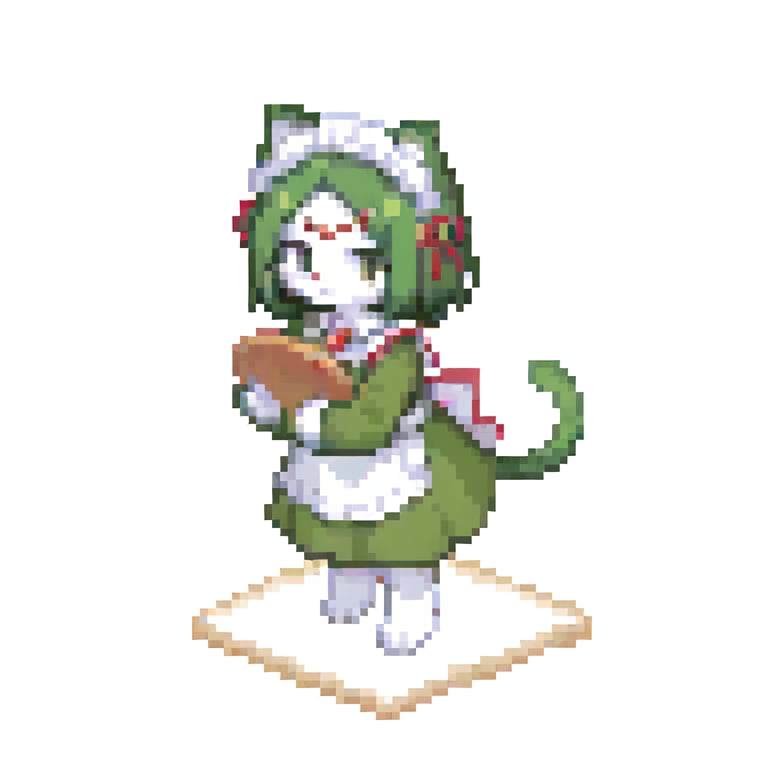 1girl,  pixel art,  jaggy lines by 幽鬼処刑人２年目 on Tensor.Art