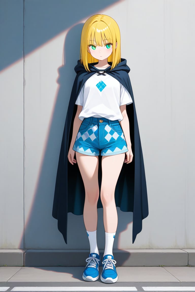Argyle,  Cloak,  1girl by 幽鬼処刑人２年目 on Tensor.Art