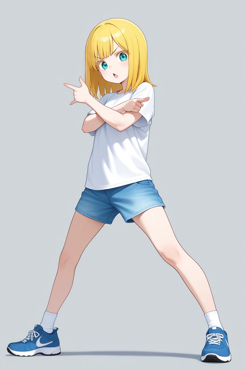 (Pointing at viewer,  Pointing at another),  Index finger raised by 幽鬼処刑人２年目 on Tensor.Art