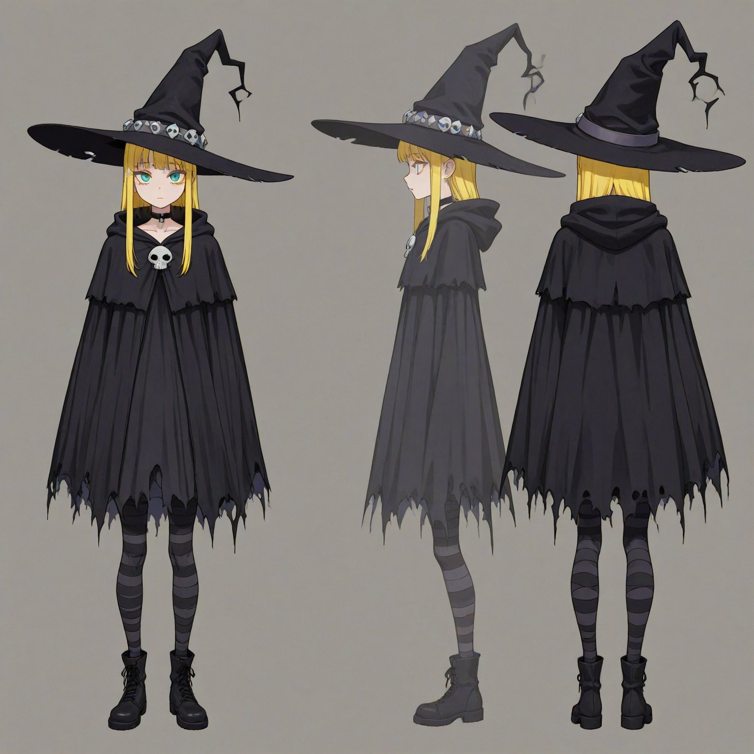 Perky Goth,  Headwear,  turnaround by 幽鬼処刑人２年目 on Tensor.Art