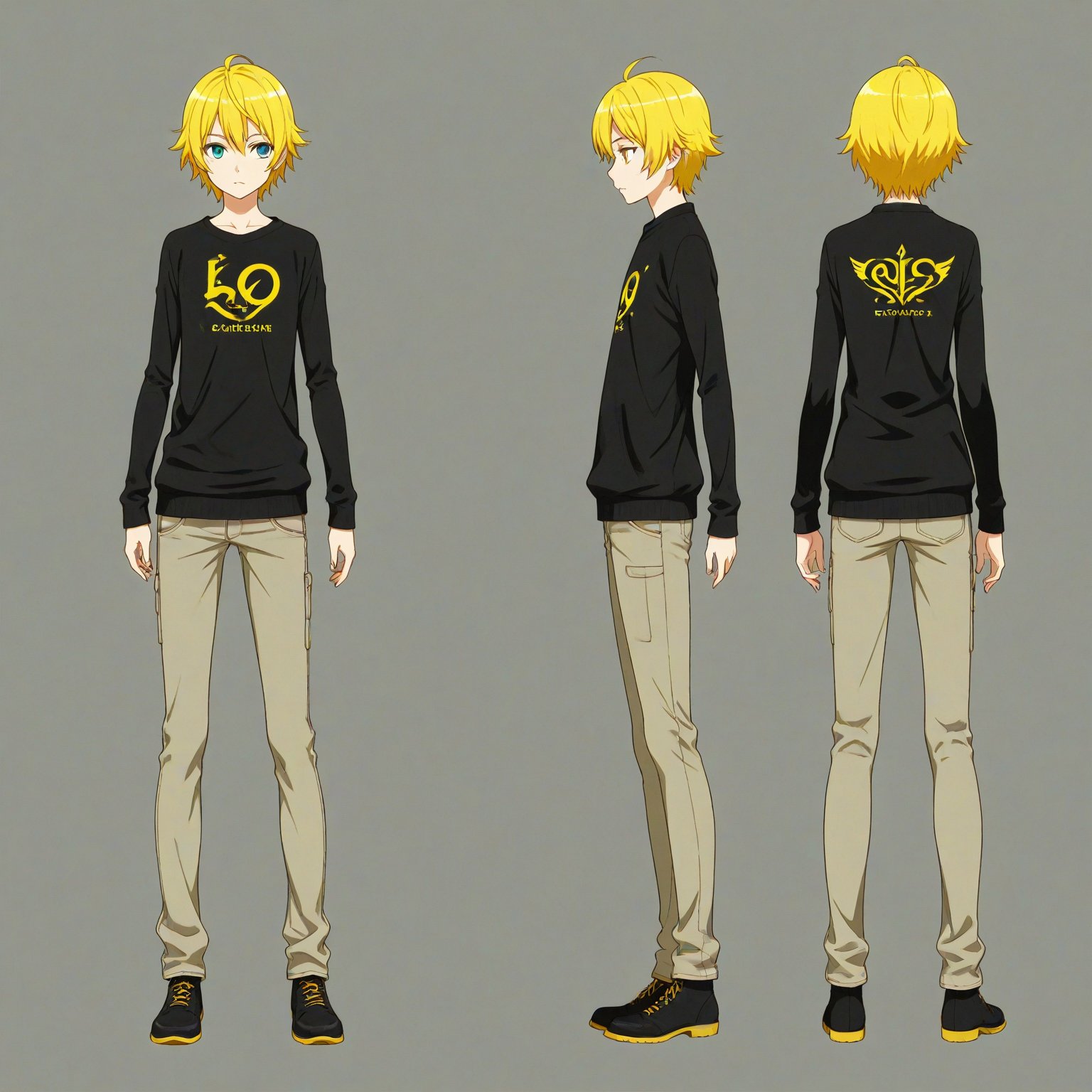 2010-2019 fashion,  turnaround,  simple background by 幽鬼処刑人２年目 on Tensor.Art