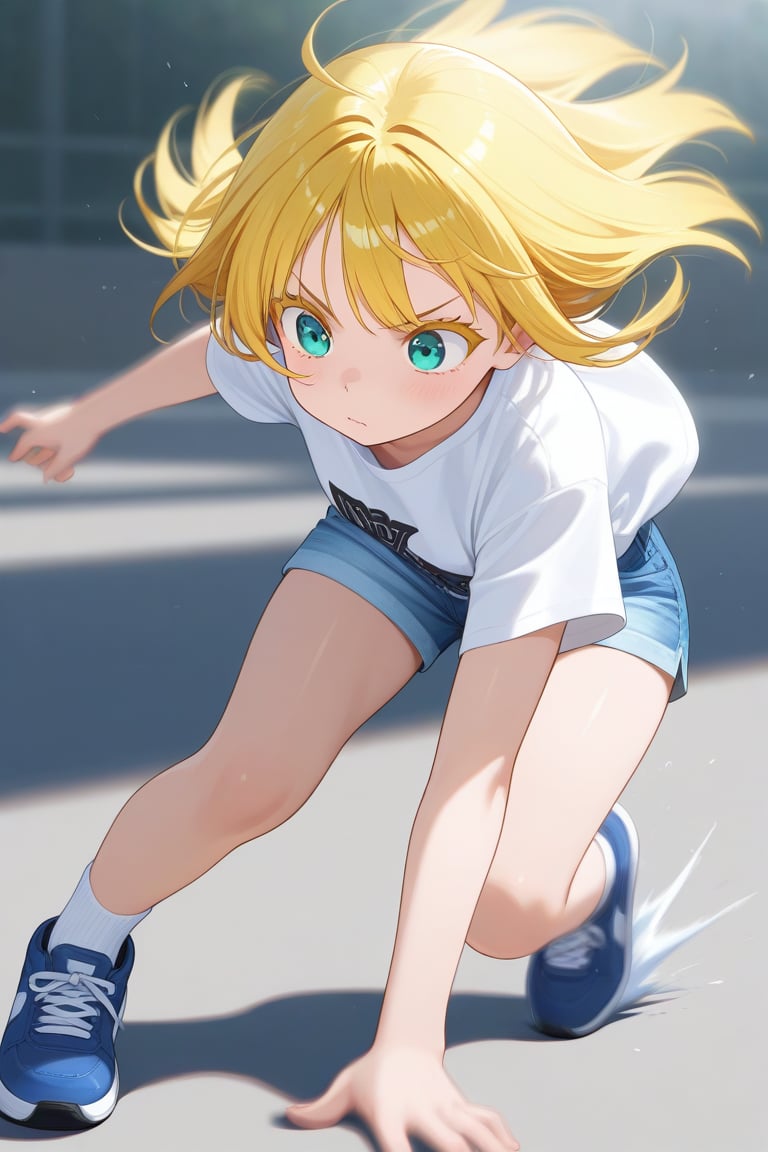 Motion blur,  1girl,  medium hair by 幽鬼処刑人２年目 on Tensor.Art