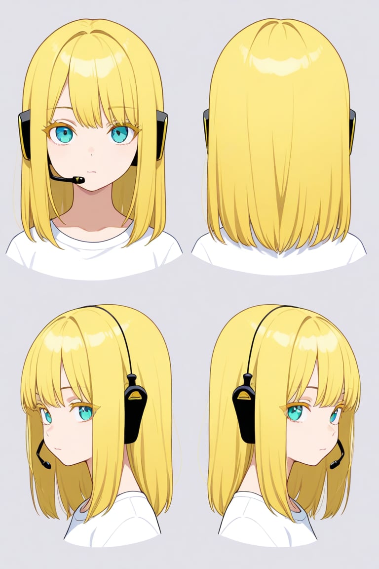 Headset,  portrait,  reference sheet by 幽鬼処刑人２年目 on Tensor.Art