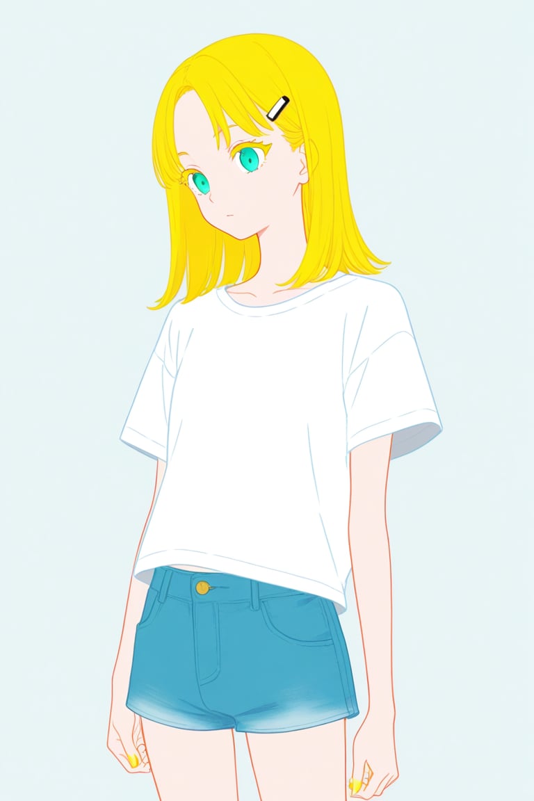(((((Solid color thumbnail))))),  1girl,  medium hair by 幽鬼処刑人２年目 on Tensor.Art