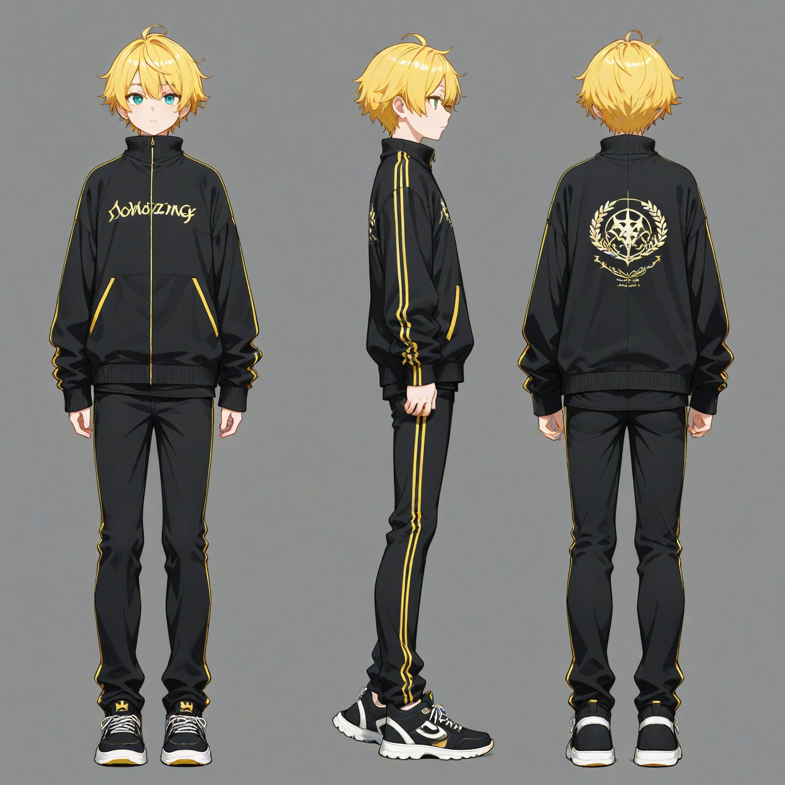 Streetwear,  turnaround,  full body by 幽鬼処刑人２年目 on Tensor.Art