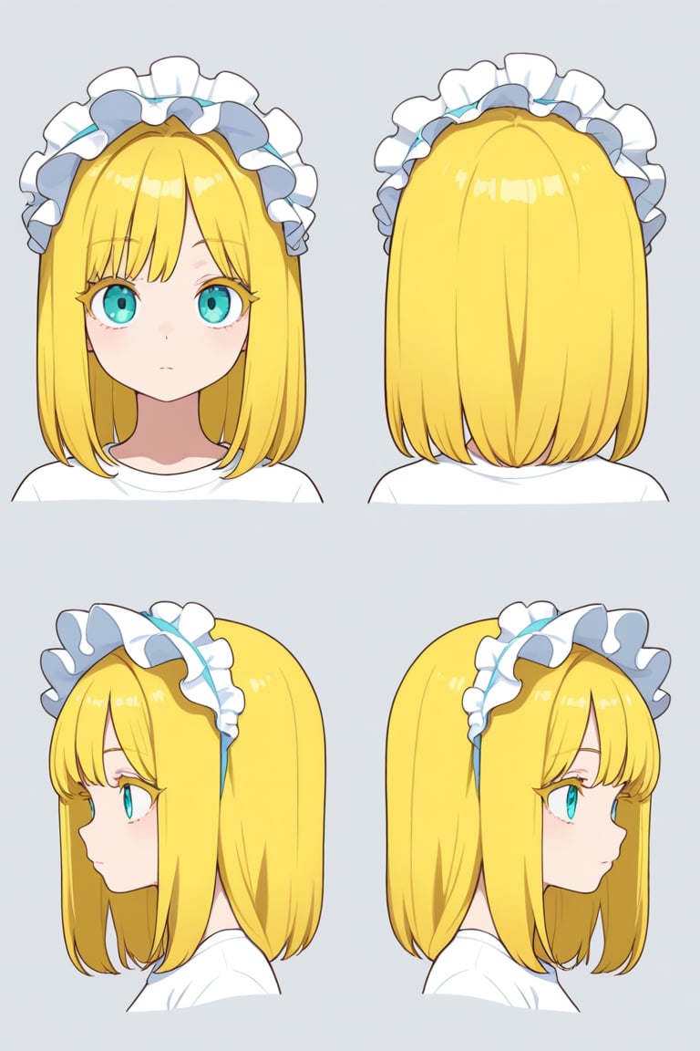 Frilled headdress,  portrait,  reference sheet by 幽鬼処刑人２年目 on Tensor.Art
