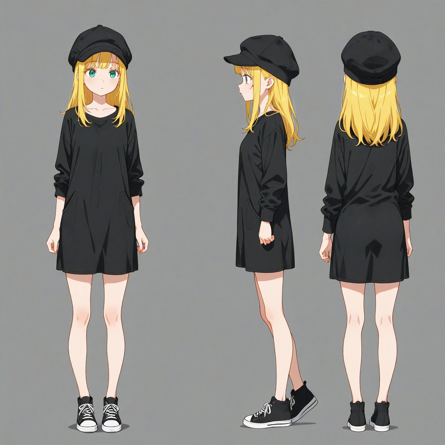 Casual,  Headwear,  turnaround by 幽鬼処刑人２年目 on Tensor.Art
