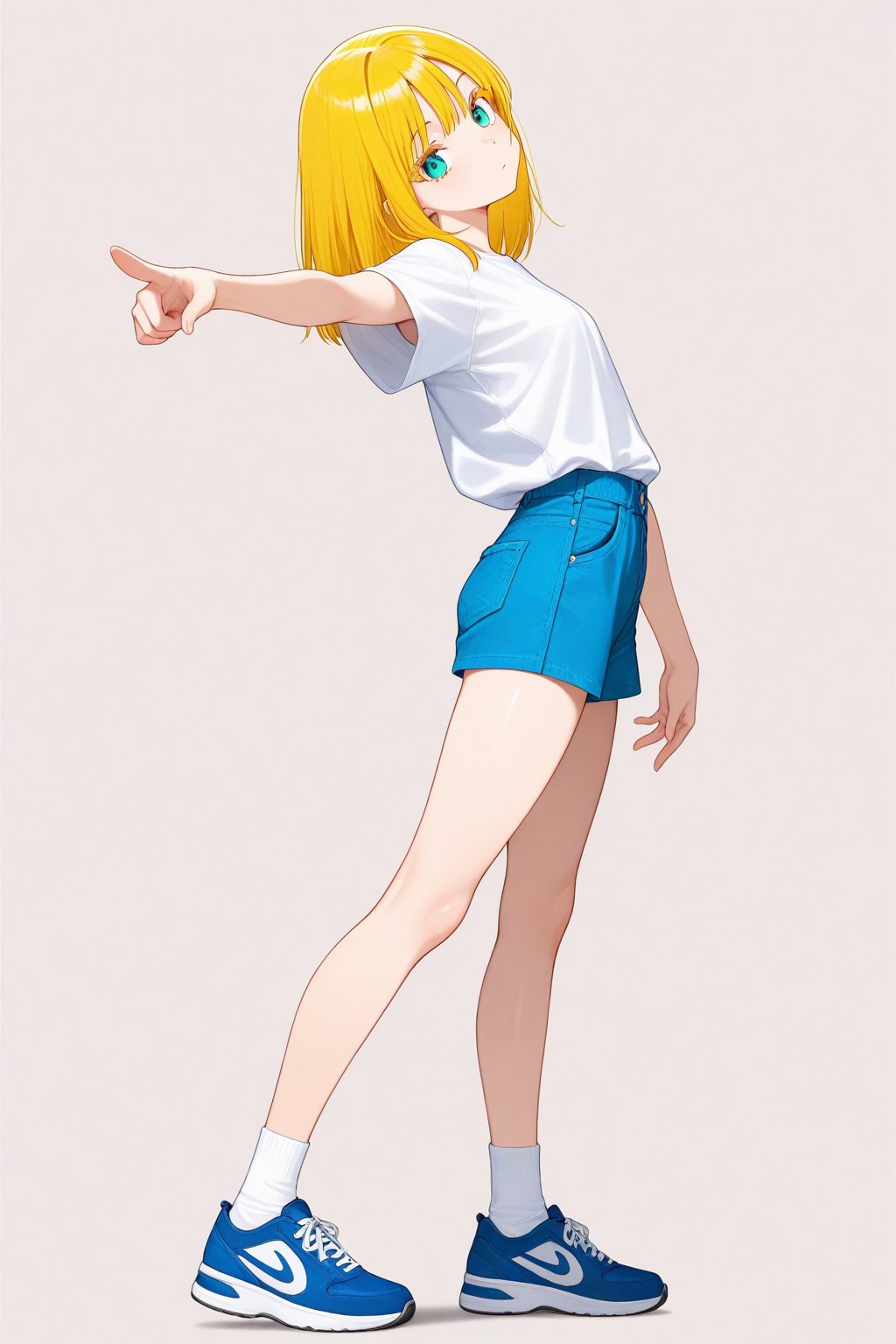 Pointing at viewer,  Outstretched arm,  Arm at side by 幽鬼処刑人２年目 on Tensor.Art